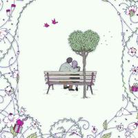 Okładka książki Karnet Swarovski kwadrat Ławka