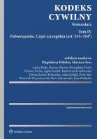 Kodeks cywilny Komentarz Tom 4 Zobowiązania Część szczególna. Autor: Habdas Magdalena, Fras Mariusz. SmakLiter.pl Okładka książki Kodeks cywilny Komentarz Tom 4 Zobowiązania Część szczególna