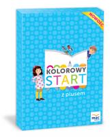 Kolorowy start z plusem. Sześciolatek. Pakiet. Autor: Wiesława Żaba-Żabińska. SmakLiter.pl Okładka książki Kolorowy start z plusem. Sześciolatek. Pakiet