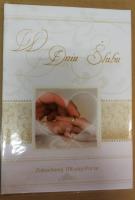 Opakowanie Książeczka brokat A5 Ślub 012