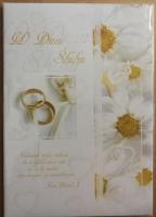 Opakowanie Książeczka brokat A5 Ślub 014