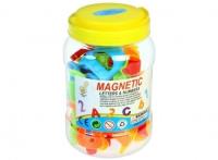 Opakowanie Literki i cyferki magnetyczne w słoiku