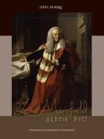 Okładka książki Lord Mansfield Sędzią być!