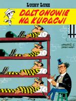 Lucky Luke. Daltonowie na kuracji, tom 44. Autor: René Goscinny. SmakLiter.pl Okładka książki Lucky Luke. Daltonowie na kuracji, tom 44