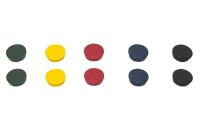 Opakowanie Magnesy okrągłe 20 mm do tablic magnetycznych 10 sztuk