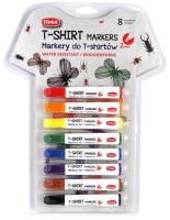 Marker T-shirt do odzieży blister 8 kolorów. Wydawca: TOMA. SmakLiter.pl Opakowanie Marker T-shirt do odzieży blister 8 kolorów