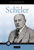 Okładka książki Max Scheler