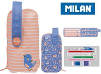 Opakowanie Multipiórnik MILAN owalny z 4 piórnikami COCONUT róż