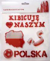 Opakowanie Naklejki dekoracyjne żelowe - Szalik