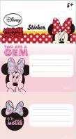 Opakowanie Naklejki na zeszyt Minnie