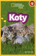 National Geographic Kids. Koty. Poziom 1. Autor: Galat Joan Marie. SmakLiter.pl Okładka książki National Geographic Kids. Koty. Poziom 1