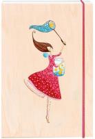 Notatnik ozdobny drewniany A6 Słoik gwiazd. Wydawca: Cozywood. SmakLiter.pl Opakowanie Notatnik ozdobny drewniany A6 Słoik gwiazd