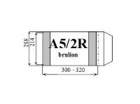 Opakowanie Okładka brulion regulowana A5/2R (25szt) D&D