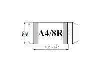 Opakowanie Okładka książkowa regulowana A4/8R (25szt) D&D
