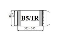 Opakowanie Okładka książkowa regulowana B5/1R (25szt) D&D
