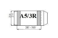 Opakowanie Okładka zeszytowa regulowana A5/3R (25szt) D&D