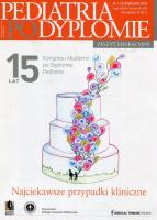 Pediatria po dyplomie Najciekawsze przypadki kliniczne 1 (5) 2018. Wydawca: Medical Tribune. SmakLiter.pl Opakowanie Pediatria po dyplomie Najciekawsze przypadki kliniczne 1 (5) 2018