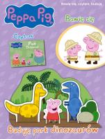 Okładka książki Peppa Pig. Bawię się, czytam, buduję park dinozaurów