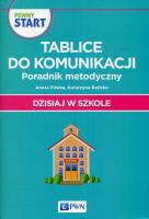 Pewny Start Dzisiaj w szkole Tablice do komunikacji Poradnik metodyczny. Autor: Aneta Pliwka, Katarzyna Radzka. SmakLiter.pl Okładka książki Pewny Start Dzisiaj w szkole Tablice do komunikacji Poradnik metodyczny