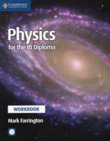 Okładka książki Physics for the IB Diploma Workbook with CD-ROM