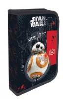 Opakowanie Piórnik 1 suwak 2 klapkowy z wyposażeniem Star War