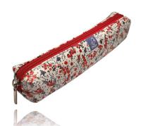 Opakowanie Piórnik mini prostokątny Kwiatki czerwone