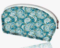 Opakowanie Piórnik owal/kosmetyczka oczka białe PO-06