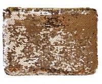 Opakowanie Piórnik saszetka cekiny złote