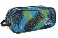 Opakowanie Piórnik saszetka dwukomorowy ananasy