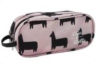 Opakowanie Piórnik saszetka dwukomorowy lamy