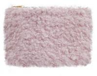 Okładka książki Piórnik saszetka futrzany różowy
