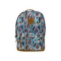 Opakowanie Plecak dwukomorowy niebieski Pióra