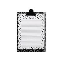 Opakowanie Podkładka z klipsem A4 z notesem Trójkąty