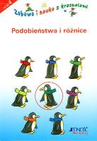 Okładka książki PODOBIEŃSTWA I RÓŻNICE ZABAWA I NAUKA Z KRASNALAMI