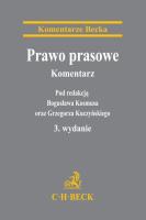 Okładka książki Prawo prasowe Komentarz