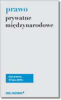 Prawo prywatne międzynarodowe. Autor: Opracowanie zbiorowe. SmakLiter.pl Okładka książki Prawo prywatne międzynarodowe
