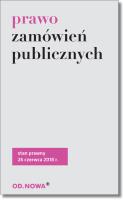 Prawo zamówień publicznych. Wydawca: Od.Nowa. SmakLiter.pl Opakowanie Prawo zamówień publicznych