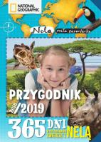 Przygodnik 2018/2019. 365 dni w poszukiwaniu zwierząt z Nelą. Autor: Nela Mała Reporterka. SmakLiter.pl Okładka książki Przygodnik 2018/2019. 365 dni w poszukiwaniu zwierząt z Nelą
