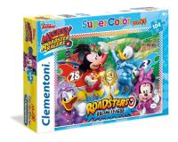 Opakowanie Puzzle 104 Super Color Maxi Mickey and the Roadster Racers