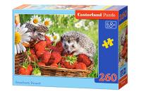 Puzzle 260 Strawberry Dessert CASTOR. Wydawca: Castorland. SmakLiter.pl Opakowanie Puzzle 260 Strawberry Dessert CASTOR