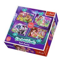 Opakowanie Puzzle 4w1 Zabawa z pupilami Enchantimals