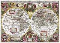 Opakowanie Puzzle Mapa Ziemi 1630 2000