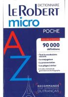 Robert micro poche. Autor: red. Rey Alain. SmakLiter.pl Okładka książki Robert micro poche