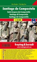 Santiago de Compostella 1:10 000. Wydawca: Freytag&berndt. SmakLiter.pl Opakowanie Santiago de Compostella 1:10 000