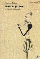 Sensy błądzenia. Autor: Barbaruk Magdalena. SmakLiter.pl Okładka książki Sensy błądzenia