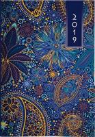 Opakowanie Terminarz 2019 A5 Kolorowy - kwiaty