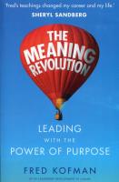 Okładka książki The meaning revolution