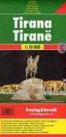 Tirana 1:10 000. Wydawca: Freytag&berndt. SmakLiter.pl Opakowanie Tirana 1:10 000