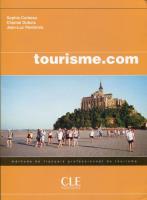 Tourisme.com Podręcznik. Autor: Sophie Corbeau, Chantal Dubois, Penfornis Jean-Luc. SmakLiter.pl Okładka książki Tourisme.com Podręcznik