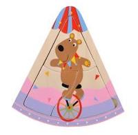 Opakowanie Układanka drewniana cyrk misiu